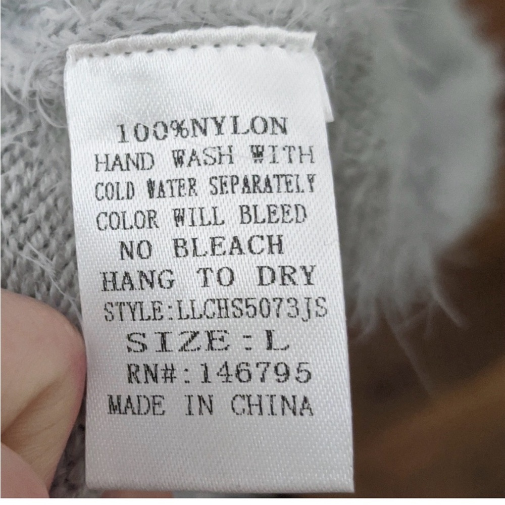 Lulu's Soft Gray Knit Set - Picture 5 of 5